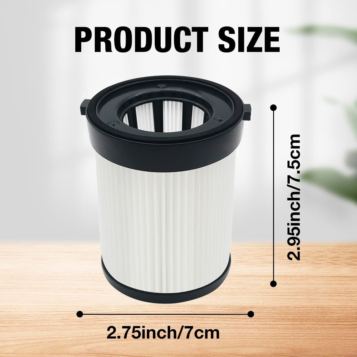 FABULETTA FSV101 FSV001 Lubluelu 202 Oraimo OSV-102 Besswin W26 VacLife VL732 206 Vacuum Cleaner HEPA Filter(4)