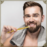 FREEGRIN 6 Pack Natural Miswak Sticks, Organic Wooden Miswak Toothbrush for Healthy Gums & Fresher Breath, No Toothpaste Required, Original Flavor