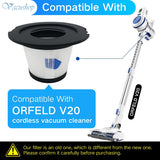 ORFELD V20 INSE N6 Cordless Vacuum Cleaner HEPA Filters Accessories Parts X2 Filter