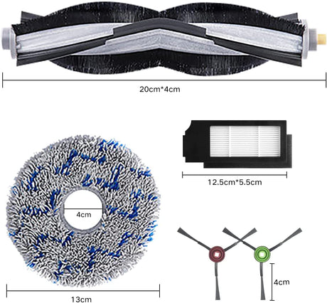 Ecovacs X1 Omni Turbo Vacuum Robot Spare Parts