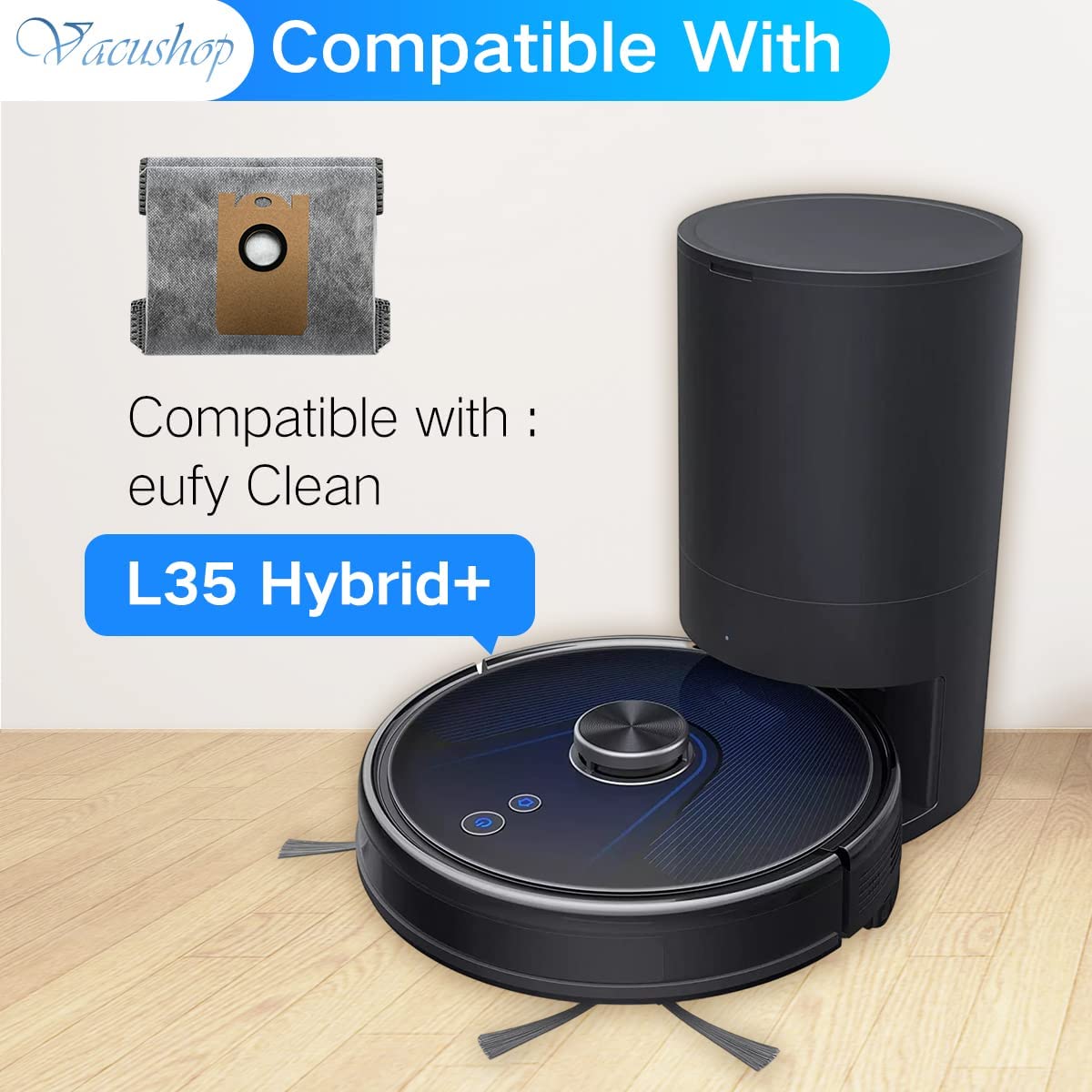 eufy RoboVac L35 Hybrid&Hybrid+ Robot Vacuum Accessories Parts 8pcs