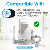 Neakasa/Neabot P2 Pro Pet Grooming Kit & Vacuum(2 Hepa Filters+4 Sponges)…