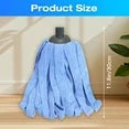 3 Pack Microfiber Cloth Mop Refills Compatible with O Cedar, Washable Mop Replacements for Wet and Dry Use (Blue)