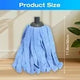3 Pack Microfiber Cloth Mop Refills Compatible with O Cedar, Washable Mop Replacements for Wet and Dry Use (Blue)