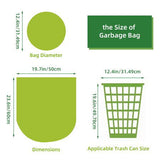 200 Counts 4-6 Gallon Biodegradable Trash Bags