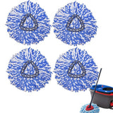 O-Cedar EasyWring Rinseclean Microfiber Replacement Mop Head 4pcs